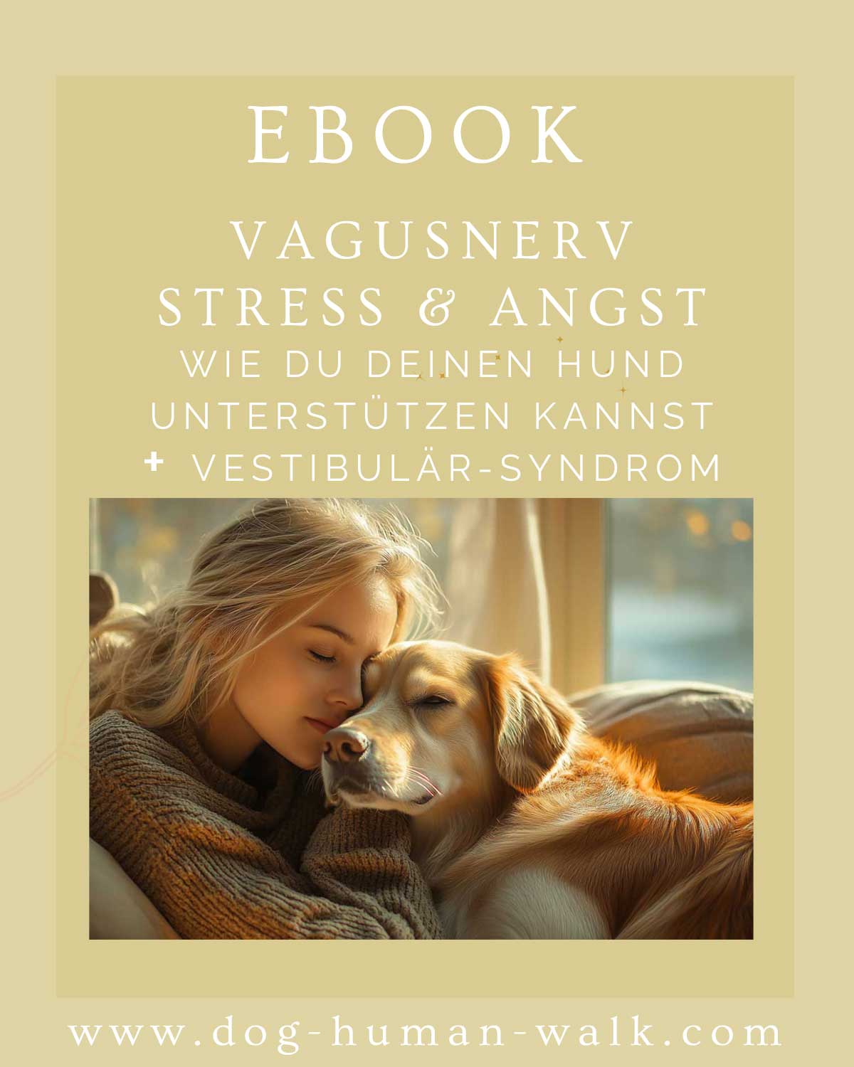 eBook Vagusnerv Vestibularsyndrom Stress und Angst beim Hund Unterstützung bei Stress und Angst Hundetraining Hundepsychologie Dog Human Walk